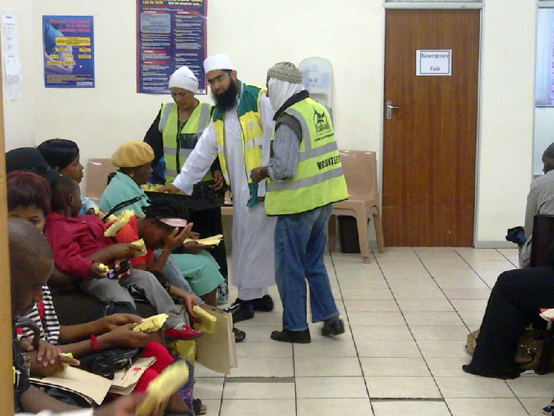 The Al-Imdaad Foundation launched its Slice4Life programme at the Emthonjeni clinic in Tambo Memorial Hospital on the 2nd of April 2013.